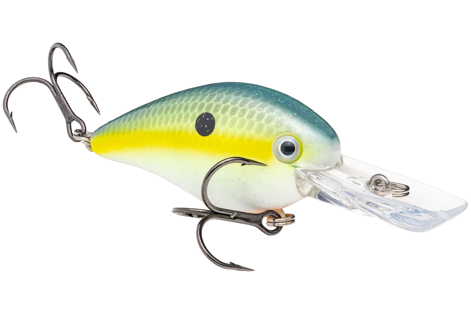 Strike King KVD Deep Diver Squarebill Crankbait Chartreuse Sexy #HCKVDS1.5D538