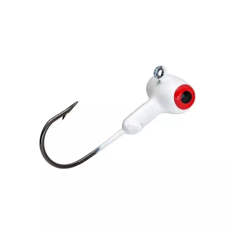 Strike King Mr. Crappie Sausage Jig Head Refrigerator White 1/16oz.