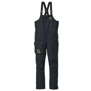 STRIKER ICE Men's Vortex Black Rain Bibs (62304)