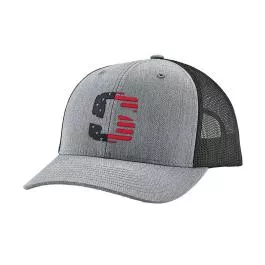 Striker SI USA Icon Trucker Cap – Heather Gray
