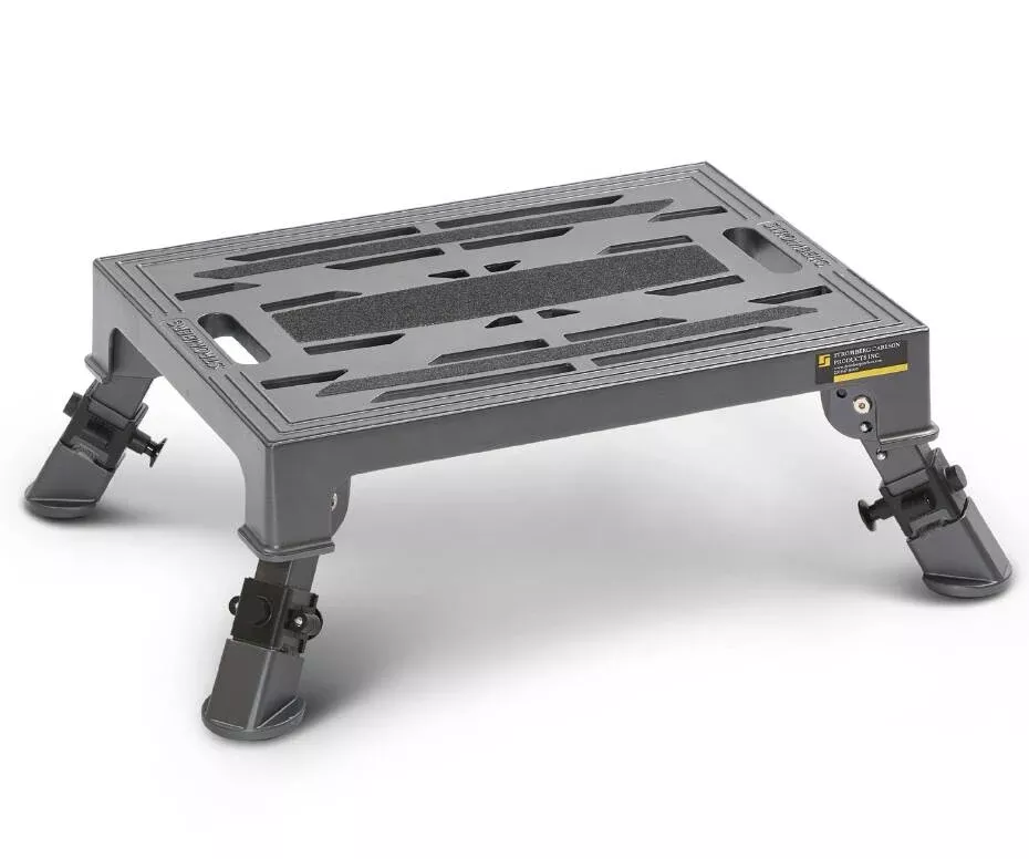 Stromberg Carlson Adjustable Leg Die Cast Aluminum Platform Step• PA-275