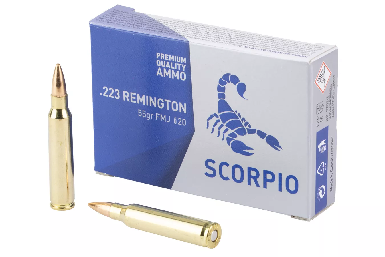Stv Technology  223 Rem 55 gr Full Metal Jacket Scorpio 20/Box