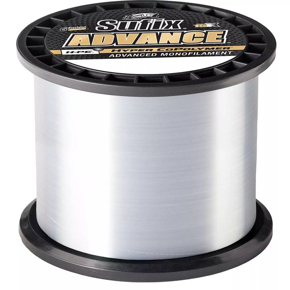 Sufix AdvanceMonofilament - 8lb - Clear - 1200 yds - 604-1008