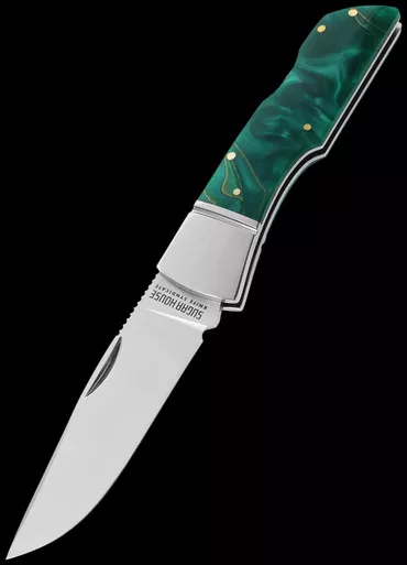 Sugar House Knife Syndicate Jackrabbit Mint Cream Resin Folding Knife