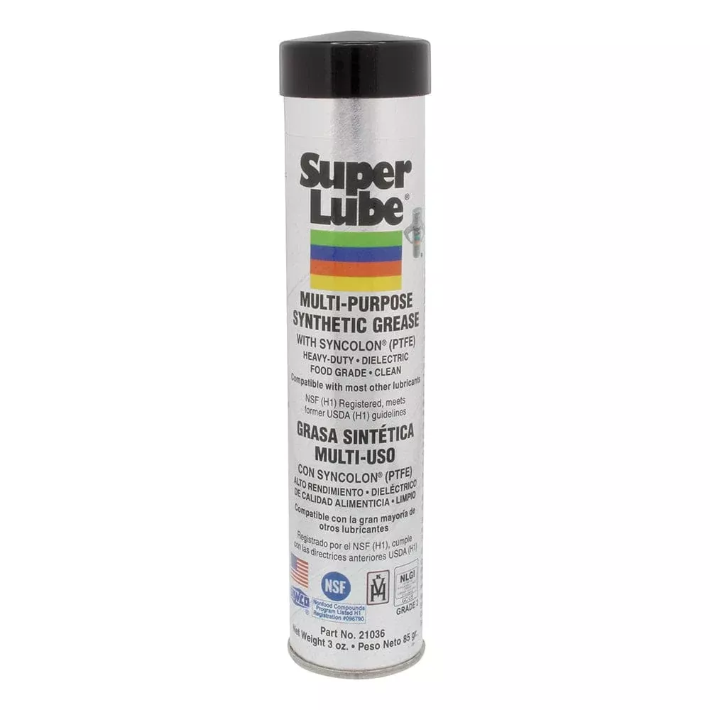 Super Lube Multi-Purpose Synthetic Grease w/Syncolon (PTFE) – 3oz Cartridge