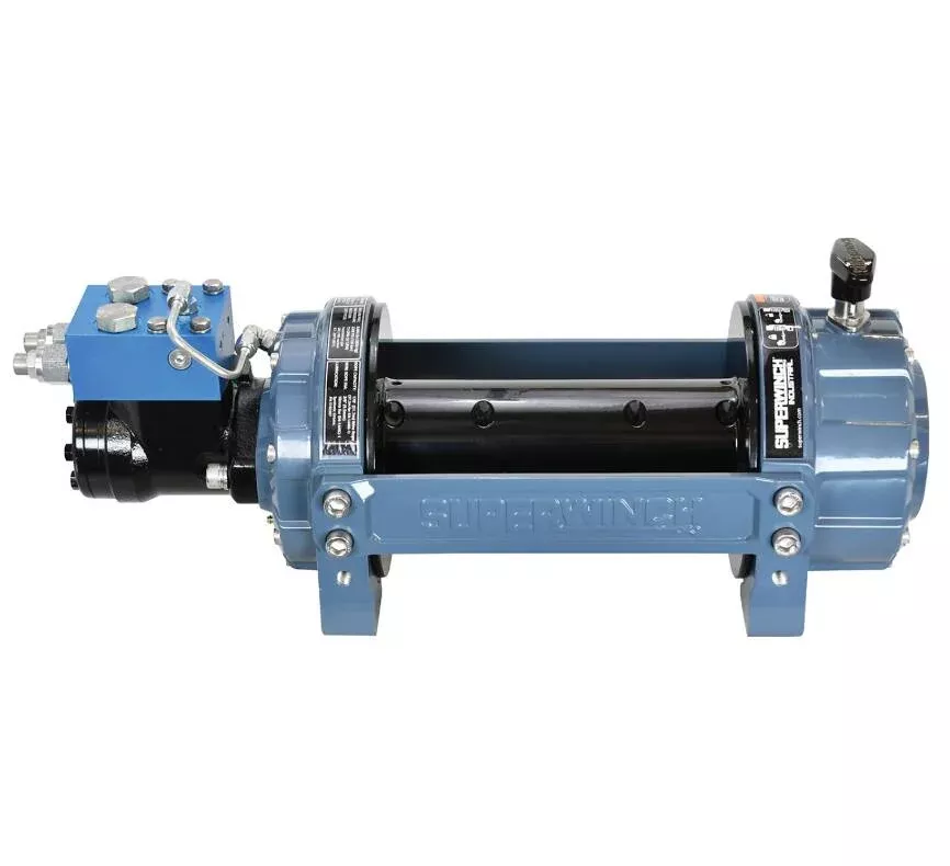 Superwinch SI 12000 Standard Drum Hydraulic Winch, 12,000 Lbs, Std Drum, Manual Free-spool, 2-Stage Planetary• S100430