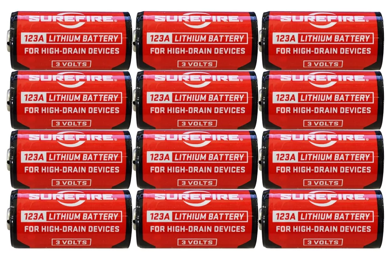 Surefire Box of 12 3 Volt Lithium Batteries