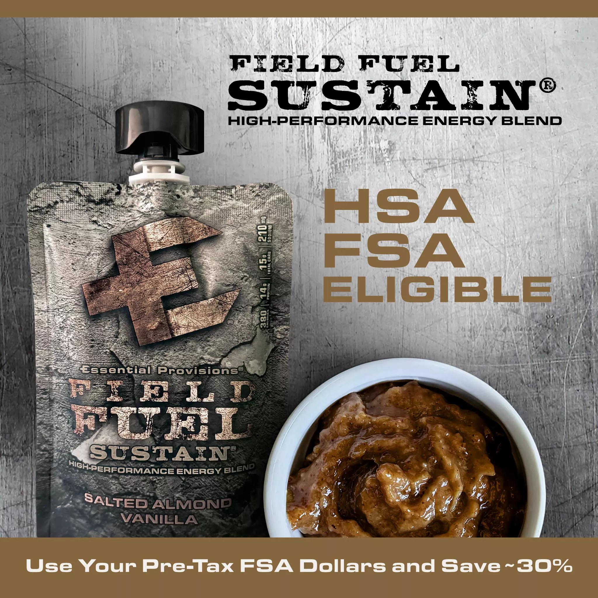 Sustain Energy Blend – Salted Almond Vanilla