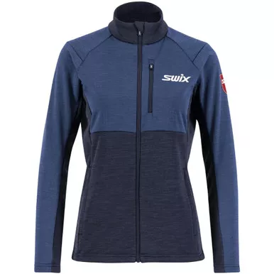 SWIX Women's Infinity Midlayer Lake Blue Jacket (16096-75400)
