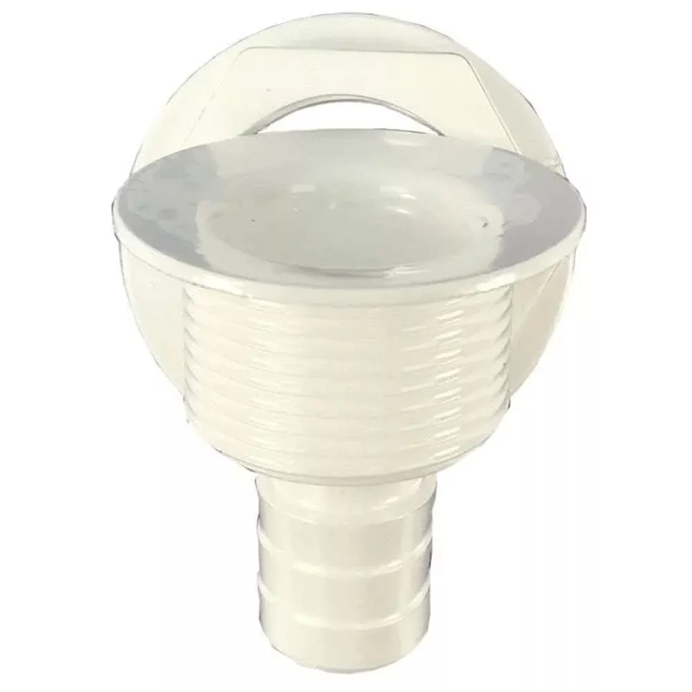 T-H Marine Straight Barbed All-Purpose Drain - White - APD-2-DP
