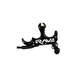 T.R.U. Ball Archery Release Rave 3 Finger Black Thumb Release