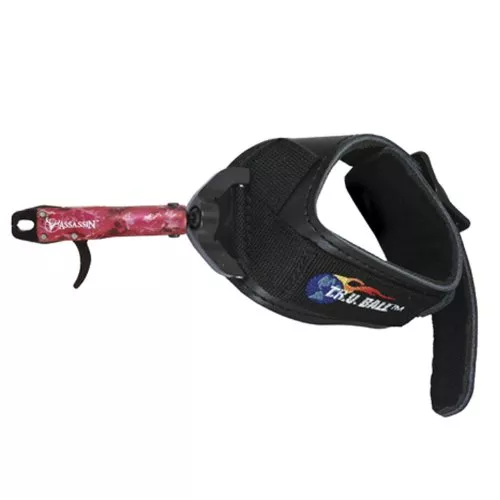 T.R.U. Ball Assassin Release In Pink Passion Black Speed Buckle Strap, Large