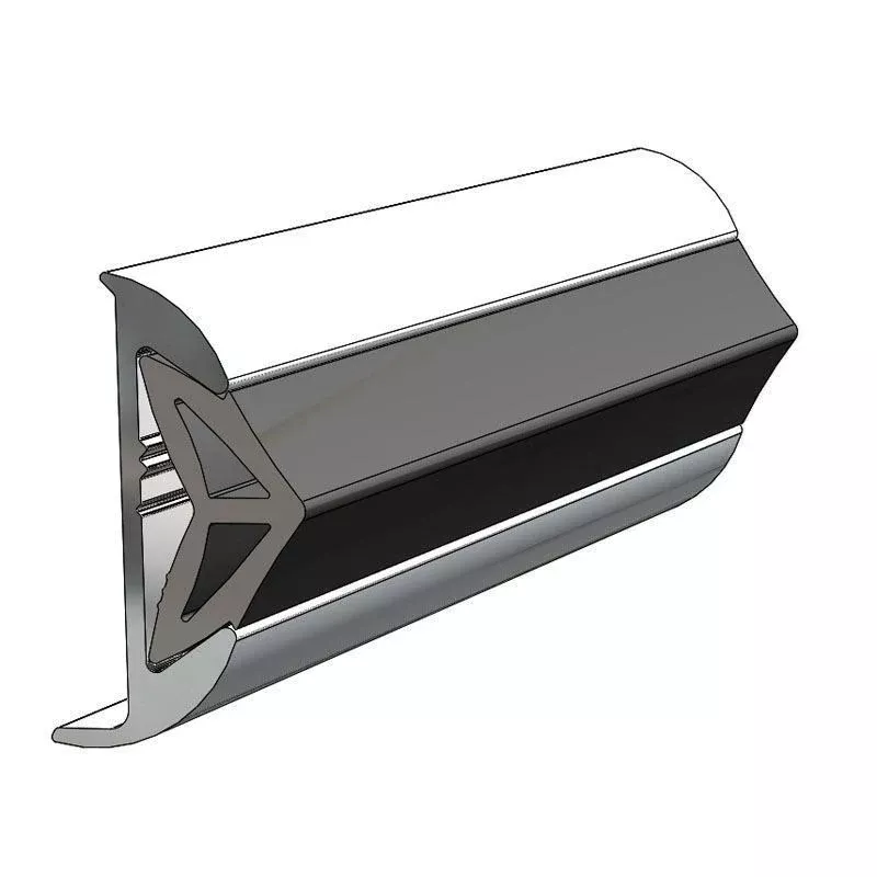 Taco Clear Anodized Aluminum Flexible Insert Rub Rail• A11-0638TAL12D