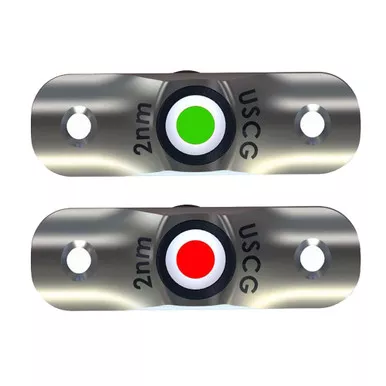 TACO Rub Rail LED Navigation Light Set, 2.5-Inch
