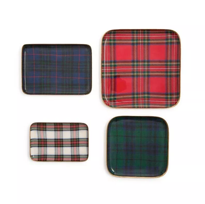 Tartan Traditions Decorative Metal Trays