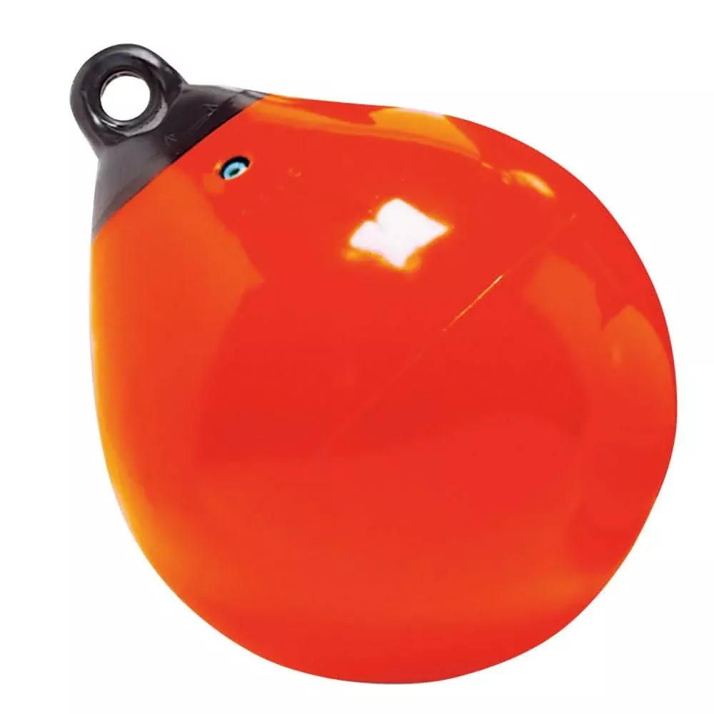 Taylor Made 21" Tuff End Inflatable Vinyl Buoy - Orange - 61152