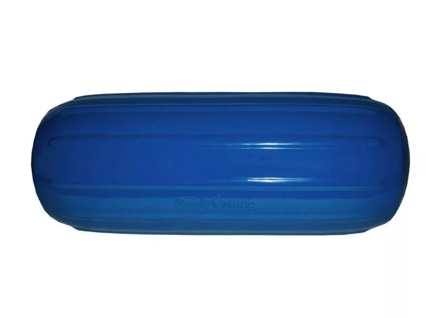 Taylor Made Big B 8″ D x 20″ L Blue Line Through Center Cylindrical Inflatable Fender• 41026