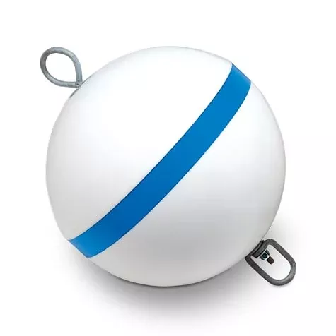 Taylor Made Sur-Moor 18″ White/Blue Mooring Buoy• 22172