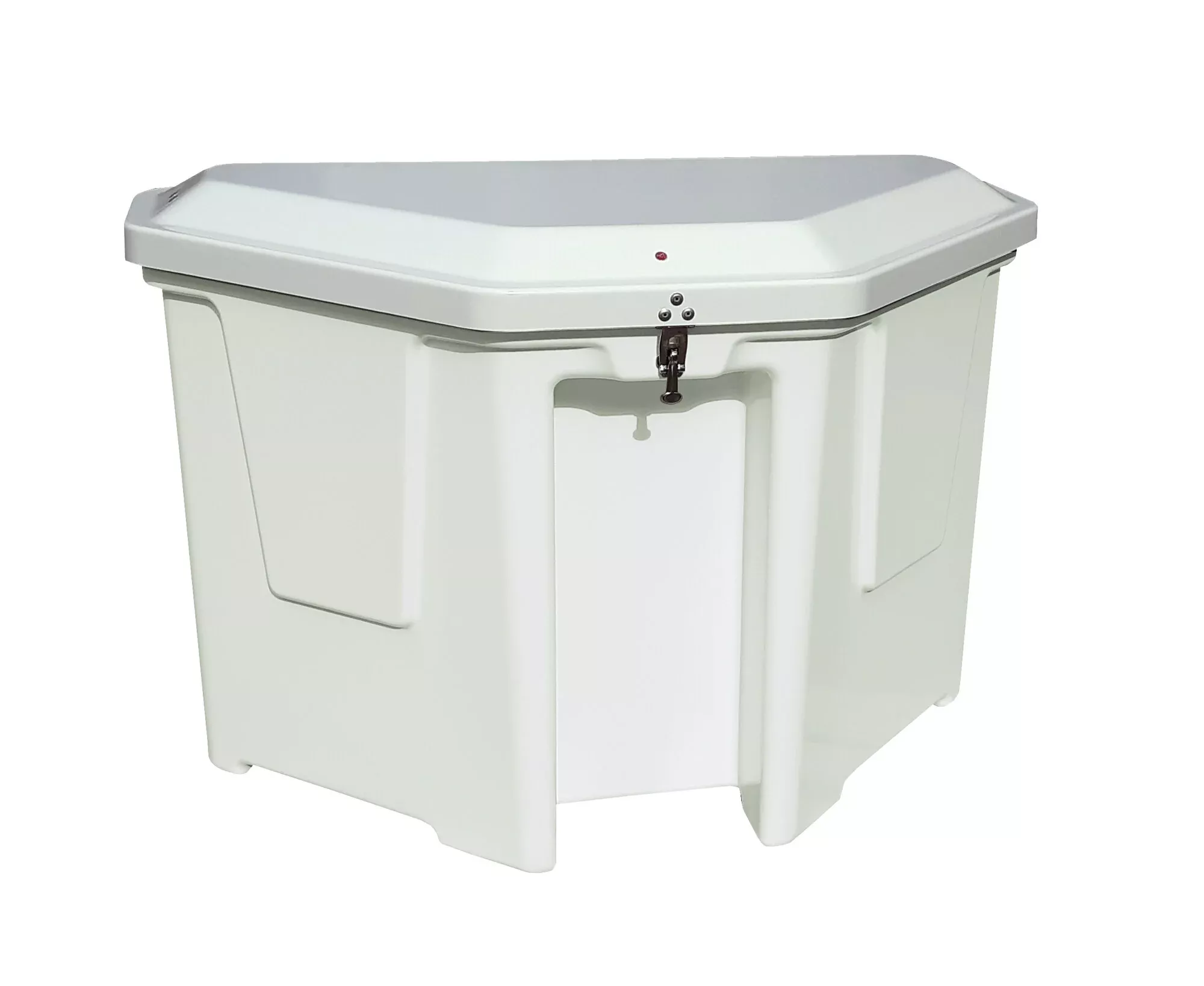 Taylor Made Triangle Poly White Storage Box 50″x32″x36″• 123661