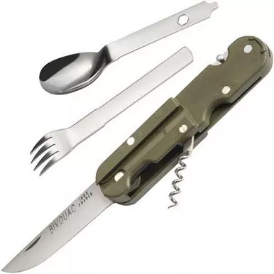 TB Outdoor French Army Camp Knife with Utensils