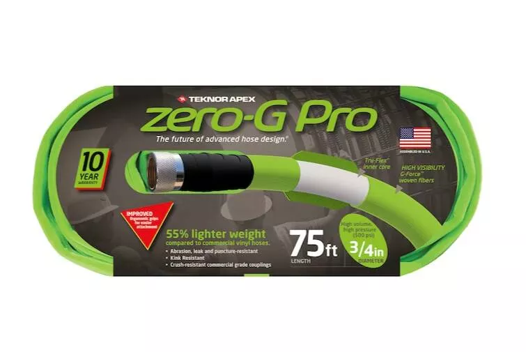 Teknor Apex Zero-G Pro Hose, 3/4″ x 75’• 4300-75