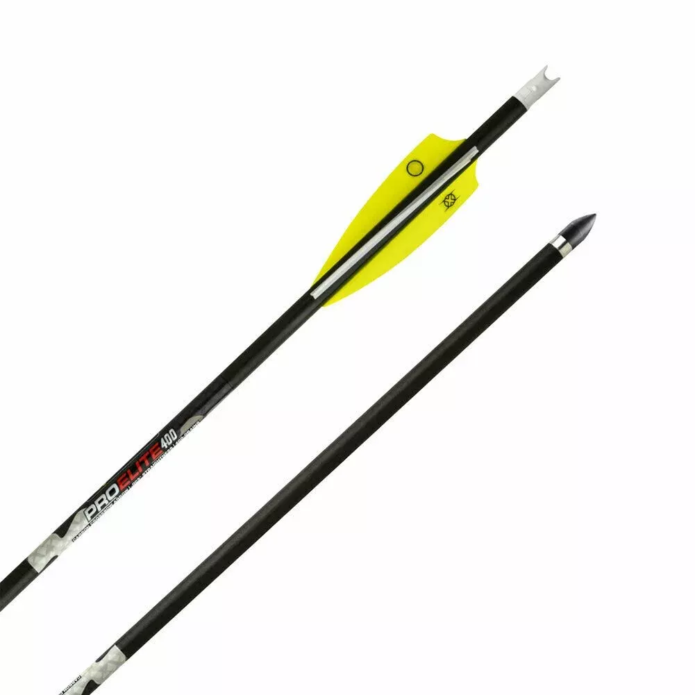 TENPOINT PRO ELITE 400 CARBON ARROWS WITH ALPHA NOCKS