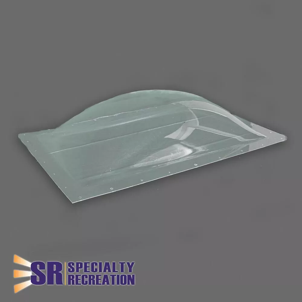 Thermoformed Polycarbonate 15” x 18” RV Skylight, Clear