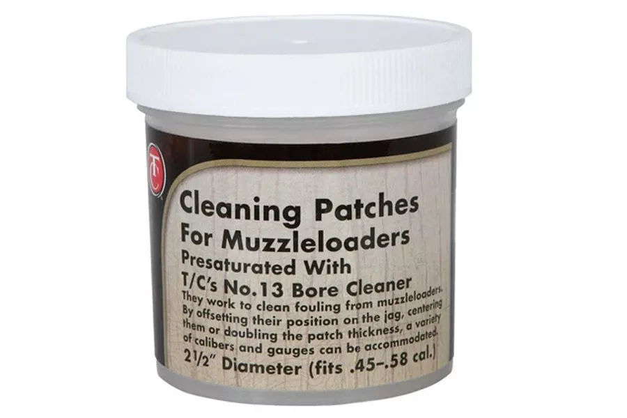 Thompson Center 2.5 Inch Pre SaturatedMuzzleloader Cleaning Patches