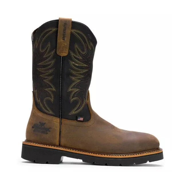 Thorogood American Heritage 11″ Steel Toe Wellington Work Boots – Waterproof Square Toe 804-4330
