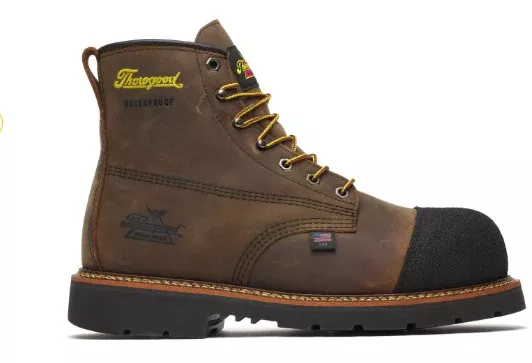 Thorogood Hammerhead 6″ Waterproof Work Boot – Crazy Horse Leather with Nano Safety Toe – 804-4137