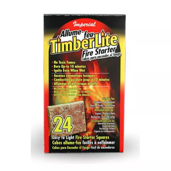 Timberlite 24 Pc Firestarter Squares