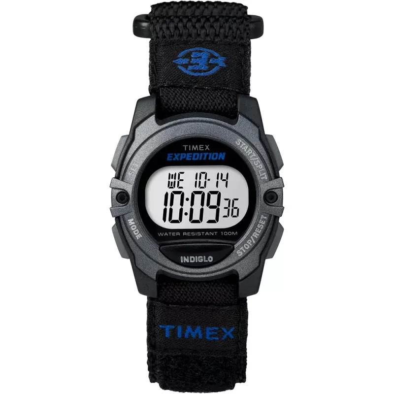 Timex Expedition Digital Core Fast Strap – Black/Blue