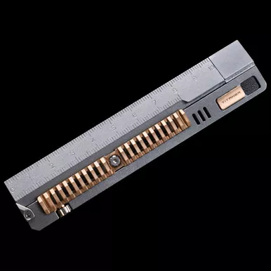 Titaner Mix 2: Titanium EDC Ruler Metric