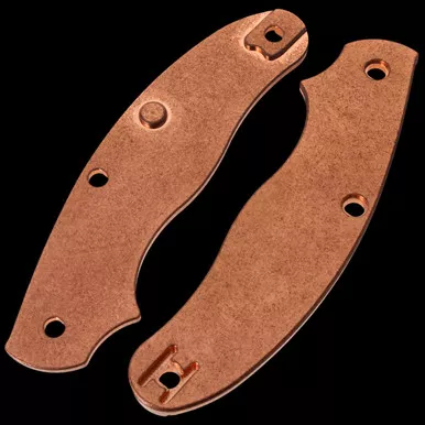 Titech Heinnie Exclusive Spyderco UKPK Copper Scales