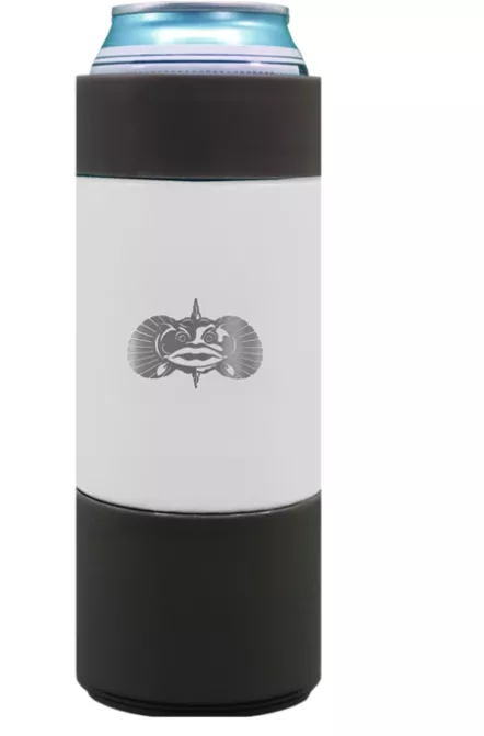 Toadfish Non-Tipping Slim Can Cooler #TFSLIMCOOLER-WHITE