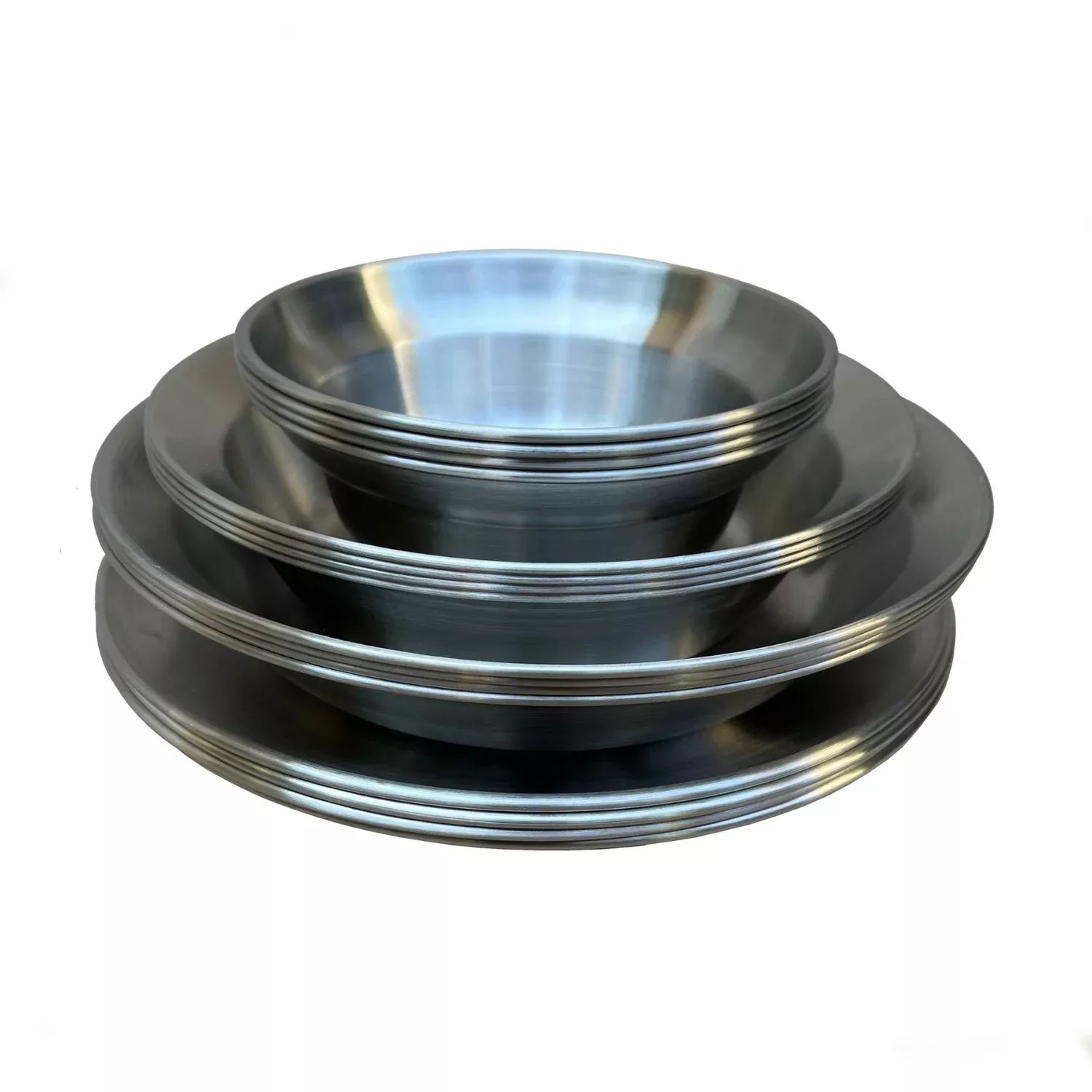 TOAKS Stainless Steel 16 pc Tabelware Set