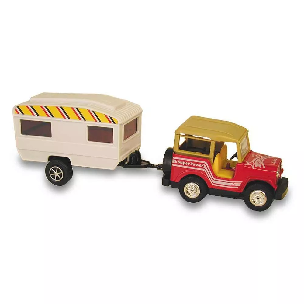 Tran Sporter Jeep and Trailer