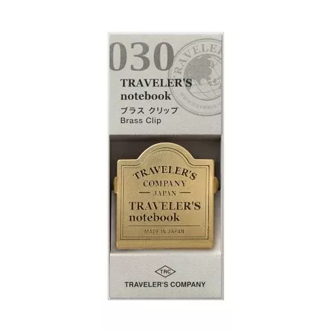 TRAVELER’S notebook Brass Clip