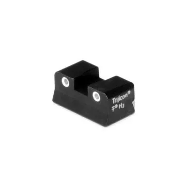 Trijicon BE01R Trijicon Bright & Tough™ Rear Night Sight for Beretta, White Outlines/Green Tritium