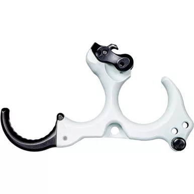 Tru Ball Honey Badger Claw Flex Ck Release Cloud White Cerakote 3 Finger Medium