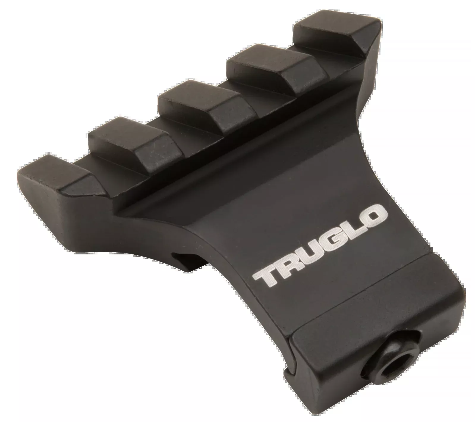 Truglo Offset Picatinny Rail Mount, 45-Degree 2 in. Base, Black Anodized – TG8975B