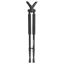 TruGlo Solid Shot Versatile Durable Adjustable Collapsible Rifle Shooting & Crossbow Hunting Bipod w/Rotating Head Design – 21-40 in. Length
