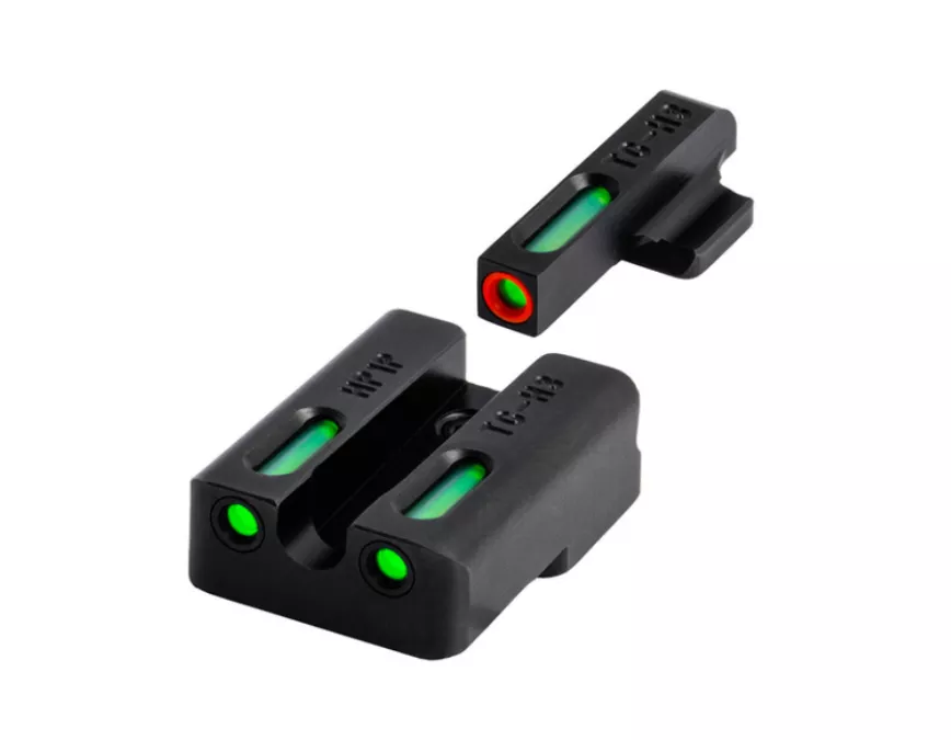 TruGlo TFX Pro Glock High Set Pistol Tritium Day/Night Sights, Black