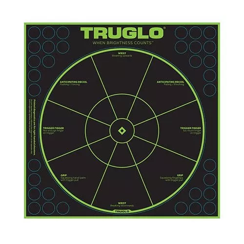 TruGlo Tru-See Self-Adhesive Splatter Targets 12×12 6/pk