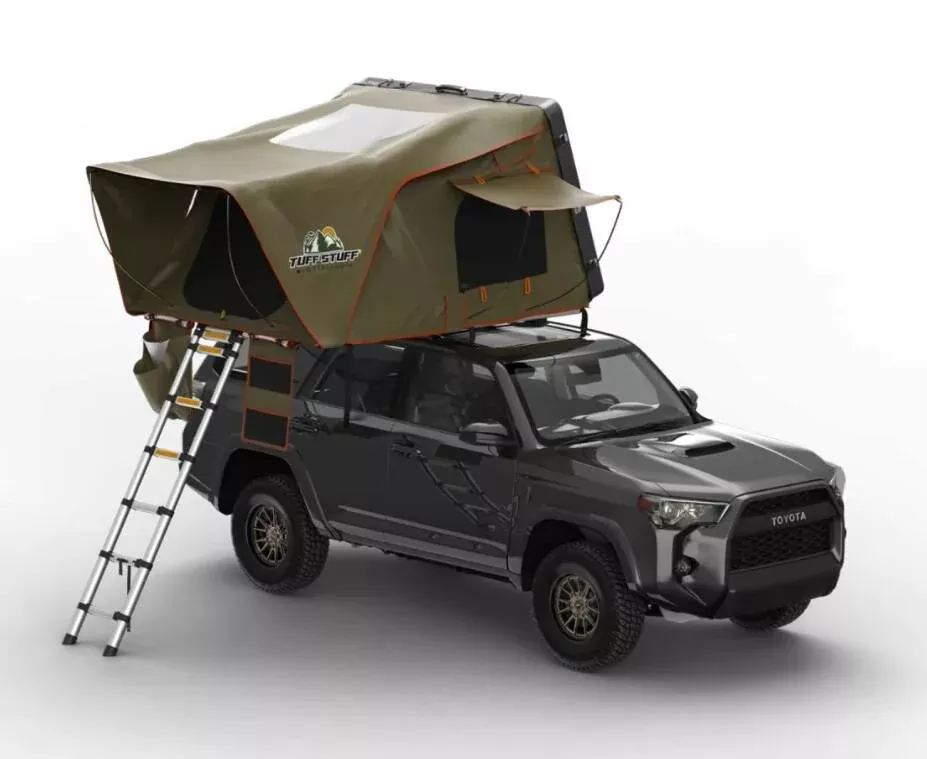 Tuff Stuff Alpha Hard Top Side Open Tent, Black, 3+ Person• TS-RTT-CS-BK