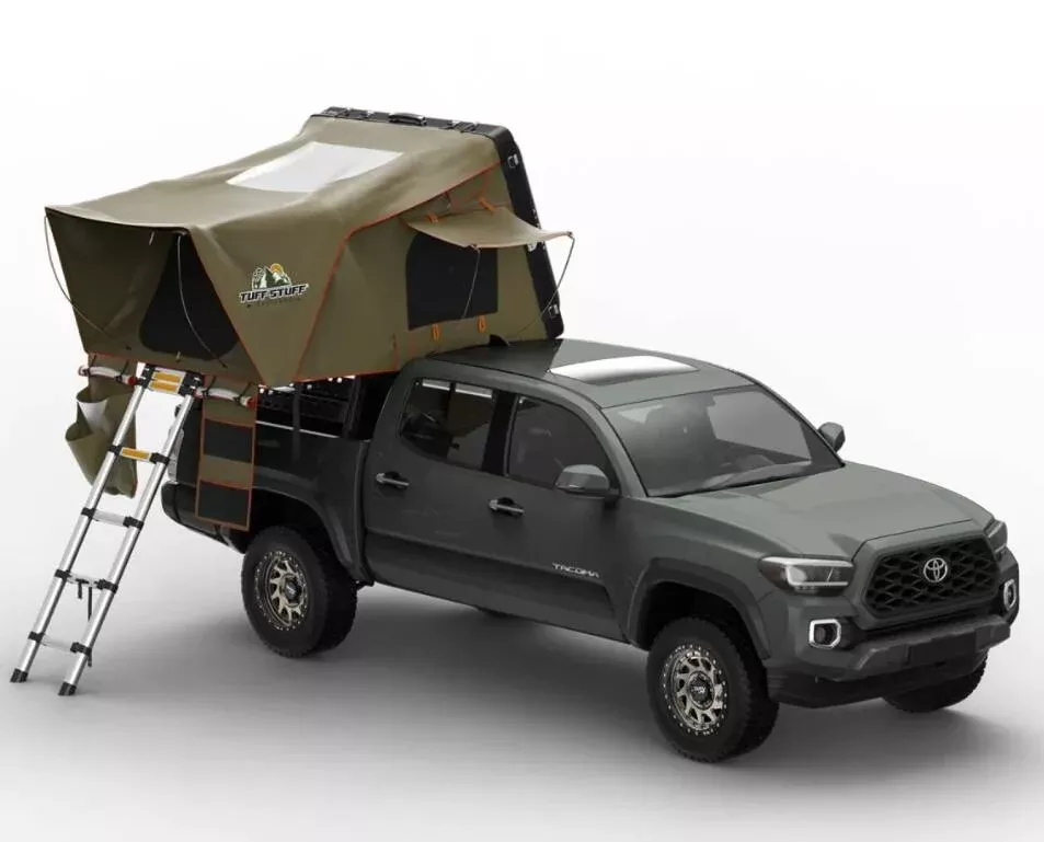 Tuff Stuff Alpha II Hard Top Side Open Tent, Black, 2 Person• TS-RTT-CS2-BK