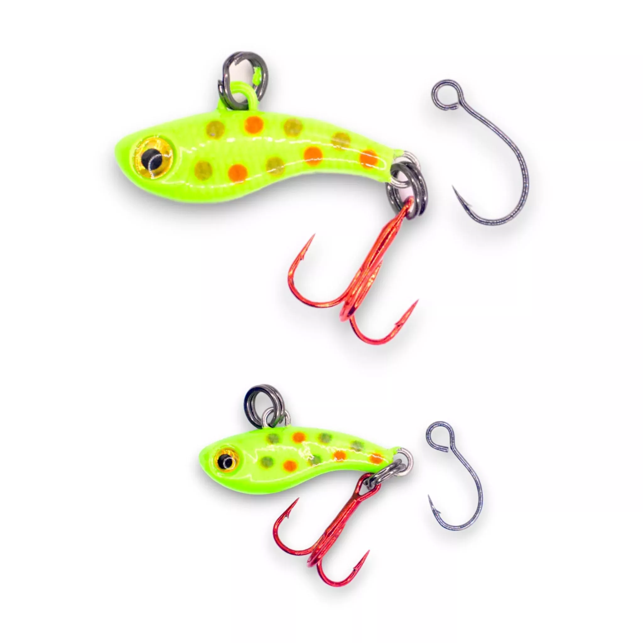 TUNGSTEN T-RIP CHARTREUSE WONDERBREAD GLOW MINI VIBE BAIT