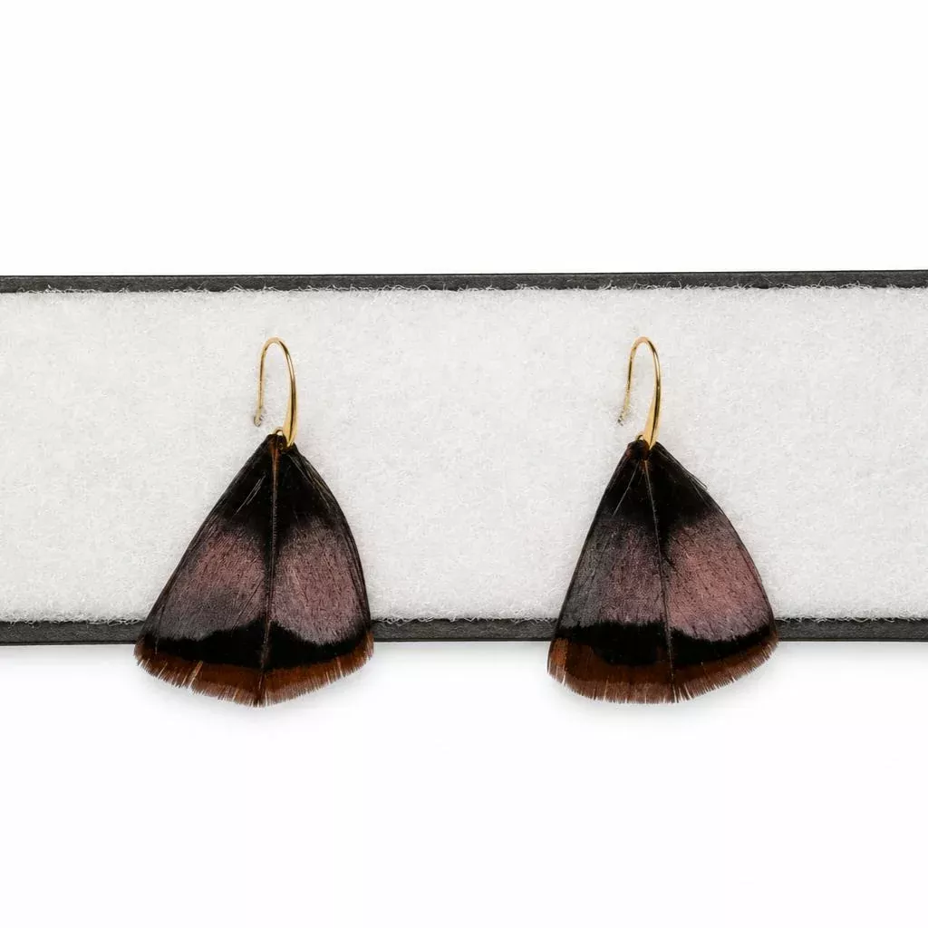 Turkey Feather Earrings