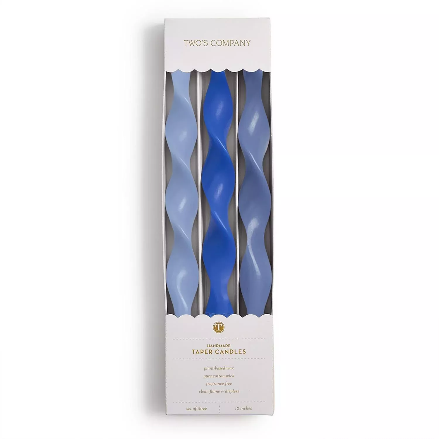 Twist and Glow Taper Candles (Set of 3)