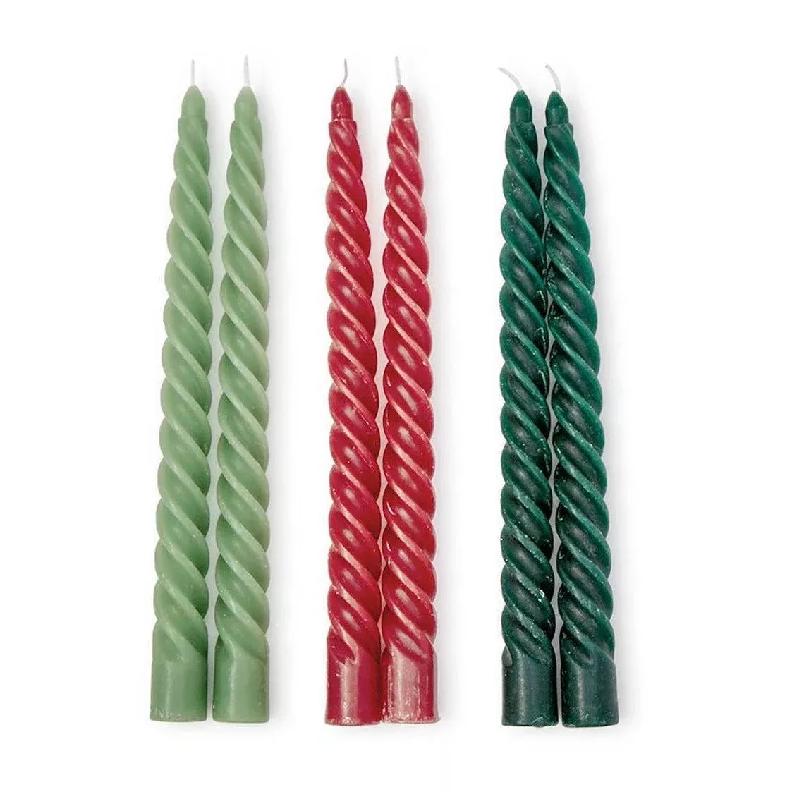 Twist Taper Candles (Set of 2)